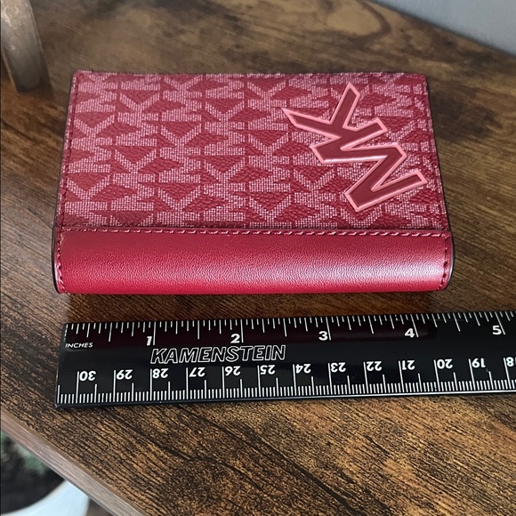 Michael Kors Red Cherry Card Holder - Picture 4 of 7